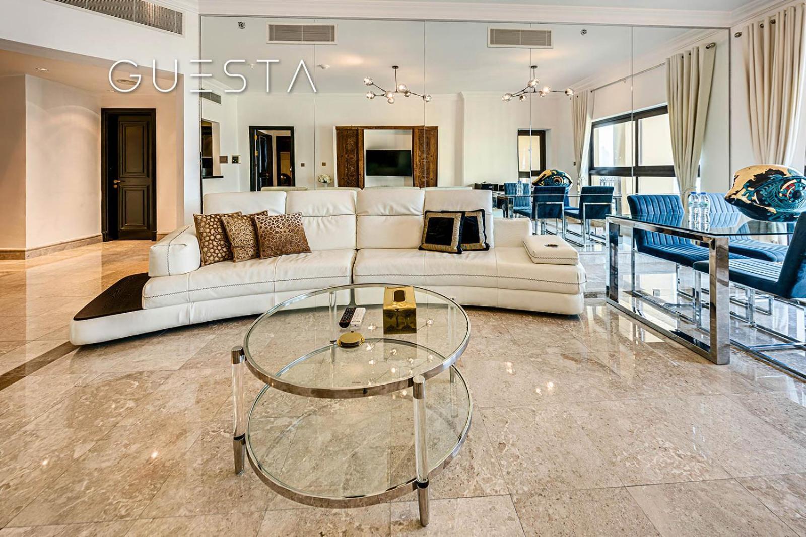Fairmont Apartments The Palm, Free Access To Hotel Beach And Pools Dubaj Pokoj fotografie