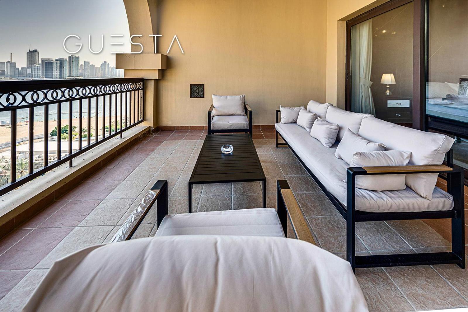 Fairmont Apartments The Palm, Free Access To Hotel Beach And Pools Dubaj Pokoj fotografie