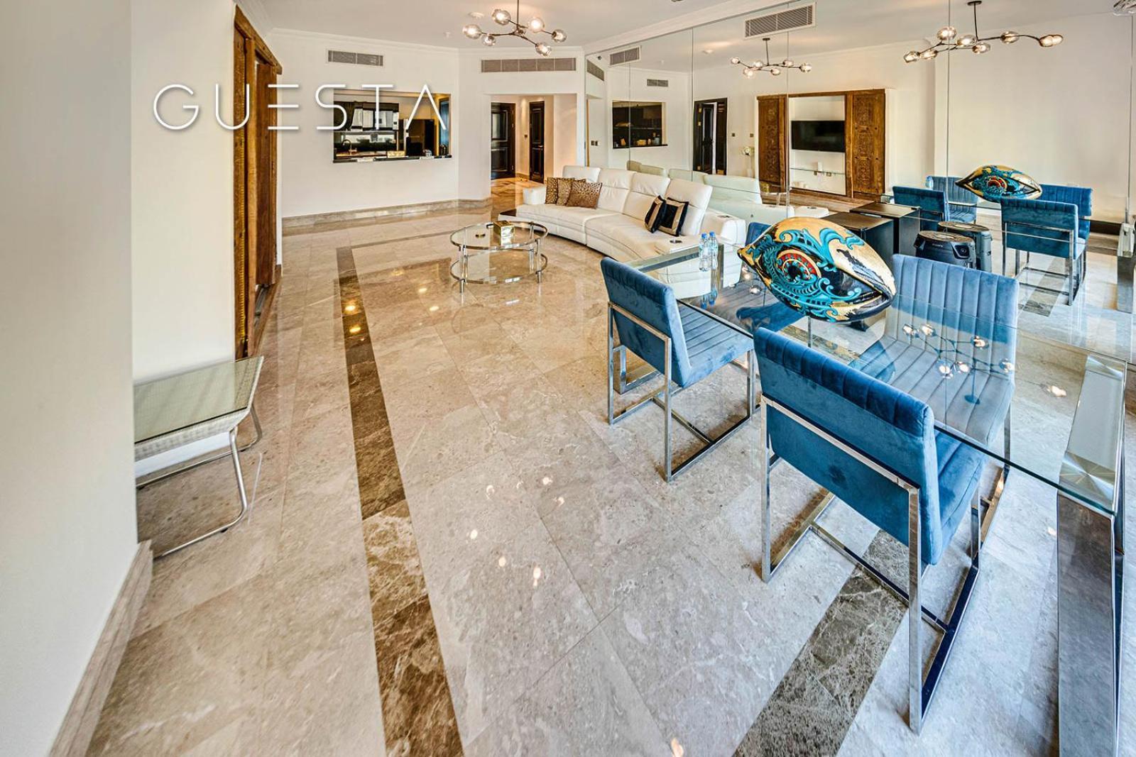 Fairmont Apartments The Palm, Free Access To Hotel Beach And Pools Dubaj Pokoj fotografie